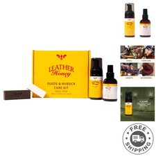 Suede  Nubuck Maintenance Kit: Safe, Non-Toxic Cleaner, Brush  Eraser