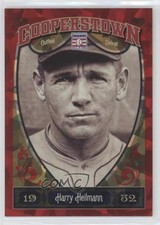 2013 Panini Cooperstown Collection Red Crystal Shard /399 Harry Heilmann HOF sh7