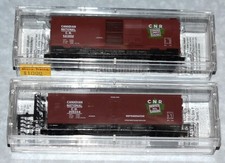 Scala N 2 microtreni - vagoni merci nazionali canadesi - NUOVO