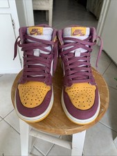 Nike Air Jordan 1 Retro High OG Brotherhood 555088-706 Purple Yellow Men s Sz 7