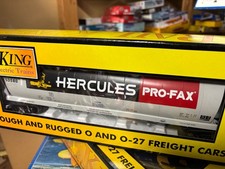 MTH # 30-75123  O SCALE HERCULES PRO-FAX  4 BAY CYLINDRICAL  HOPPER CAR # 50580
