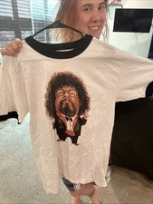 Vintage Captain Lou Albano Caricature Big Bertha T-Shirt - WWF - WWE - Medium