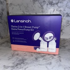 Lansinoh Thrive 2-in-1 Breast Pump Extra PowerPump Kit Sealed New