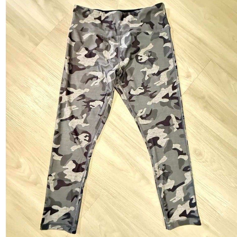 Vogo Athletica Camouflage Leggings Womens Size Large Activewear Pants