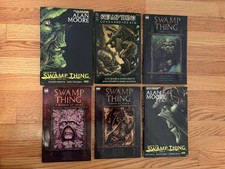SAGA OF THE SWAMP THING copertina rigida HC + brossura commerciale TPB set di 6 Alan Moore