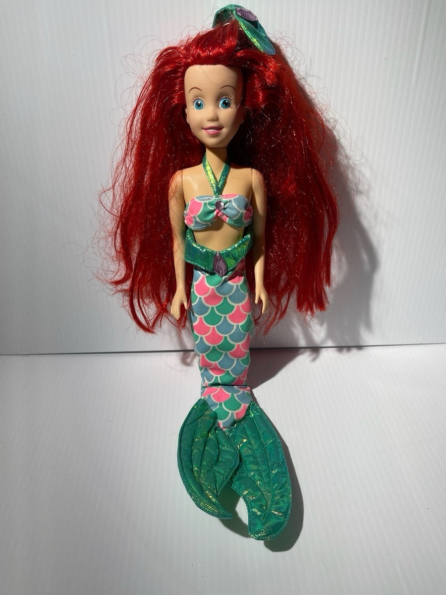 Ariel Doll Mermaid Doll 90s Vintage Disney Dancing Princess Ariel