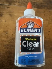 ELMERS School Glue Washable Clear, 5 Oz, Clear
