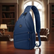 Small Sling Bag Crossbody Backpack Over the Shoulder Bag for Men Women Travel...