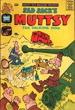 Harvey Hits #121 1967-Harvey-Sad Sack's Muttsy The Talking Dog-George Baker cove