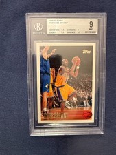 1996-97 Topps Kobe Bryant #138 RC Rookie BGS 9 MINT (8.5 9 9.5 9.5) HOF
