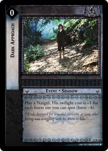 Dark Approach Lightly Played LOTR: Black Rider