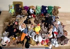 Lot of 101 Vintage Ty Beanie Babies - All With Tags
