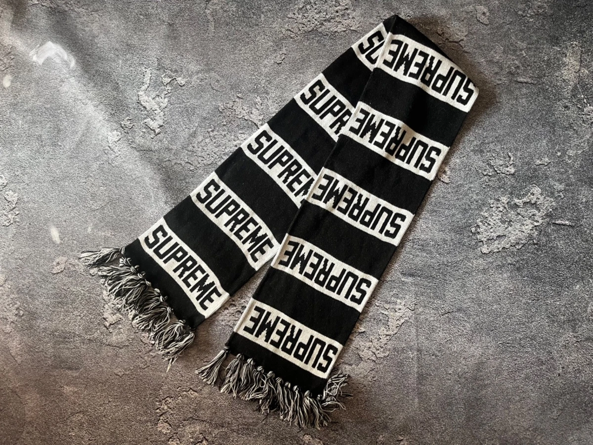 Supreme Scarf Black Scarves for Men for sale | eBay