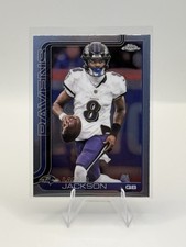 2025 Topps Chrome Football Lamar Jackson Baltimore Ravens #24
