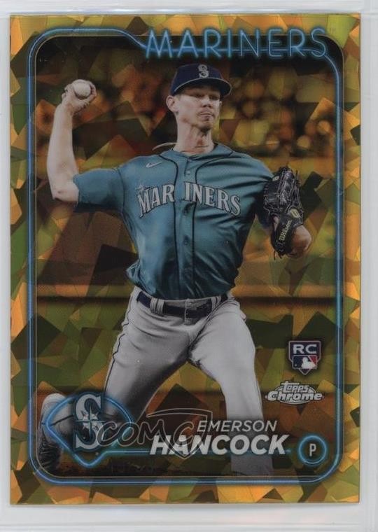 2024 Topps Chrome Sapphire Edition Gold /50 Emerson Hancock #39 1hs7