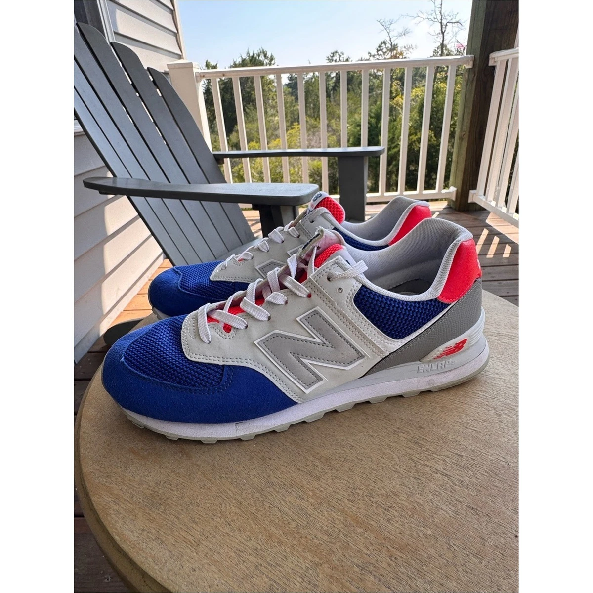 New Balance 574 Classic Grey Red for Sale | Authenticity