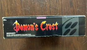 Demon's Crest Super Nintendo SNES Complete CIB w/ Manual + Protector 