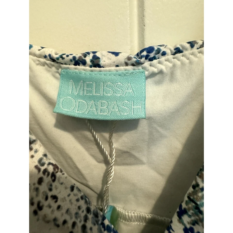 Nuevo con etiquetas One Piece Swim Melissa O Dabash Serpente EE. UU. Talla 10 Hecho en Italia Foto 3 de 4