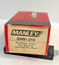 Nos Manley Performance Rod Bearings 30491 . 010 Bbc Big Chevy W Dowel Hole Nos Manley Performance Rod Bearings 30491 . 010 Bbc Big Chevy W Dowel Hole