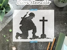 Cross Stencil for Custom Painting and DIY Crafts - StencilAir