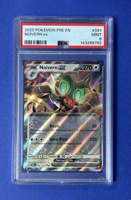 2025 Pokémon PRE EN Noivern ex #091 PSA 9 MINT | eBay