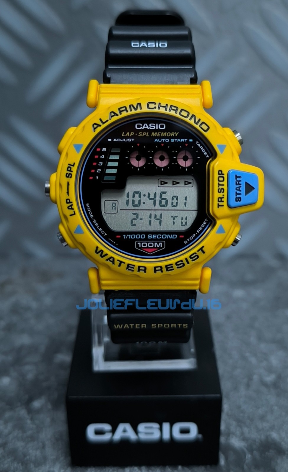 Montre CASIO CBX-1000 Vintage 1991 Lap Memory originale fabriquée au Japon