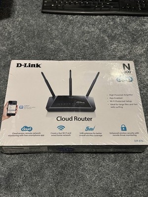 D-LINK DIR-619L N 300 High Power Cloud Wireless Router 3 Antenna Sealed BrandNew