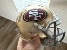 Charles Haley 49ers Autographed Football Mini Helmet Beckett Authenticated