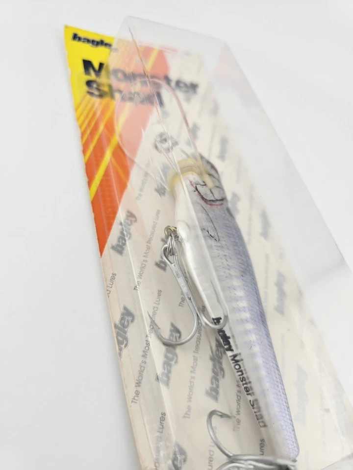 Vintage NOS Bagley 5in. Monster Shad In Shad On White Color 4DSF5-SH4 New n Box  - Image 2 of 4