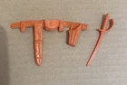TMNT Monty Moose Accessory Parts Lot 1992 Vtg Playmates Belt & Sword Only