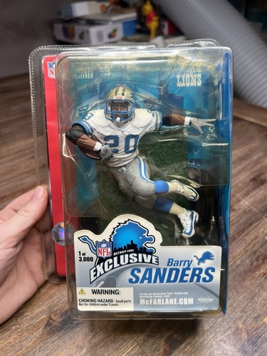 Barry Sanders Detroit Lions McFarlane Toys Action Figure 1 Of 3000 NFL - Picture 6 of 14