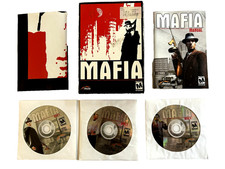 MAFIA PC GAME - 3 DVD's - BOX - MANUAL - POSTER (PC 2002)Windows 98ME2000XP