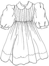 Bailey Sewing Pattern Classic Dress for 19" - 20" Doll 14 Lincoln