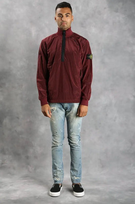 Stone Island Nylon Metal half zip smock