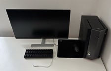 PC Computer Fisso Gaming + mouse + tastiera + monitor