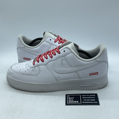 Supreme/Nike Air Force 1 Low サイズ22.5 Size 13 - Nike Air Force 1 x Supreme Low Box Logo - White