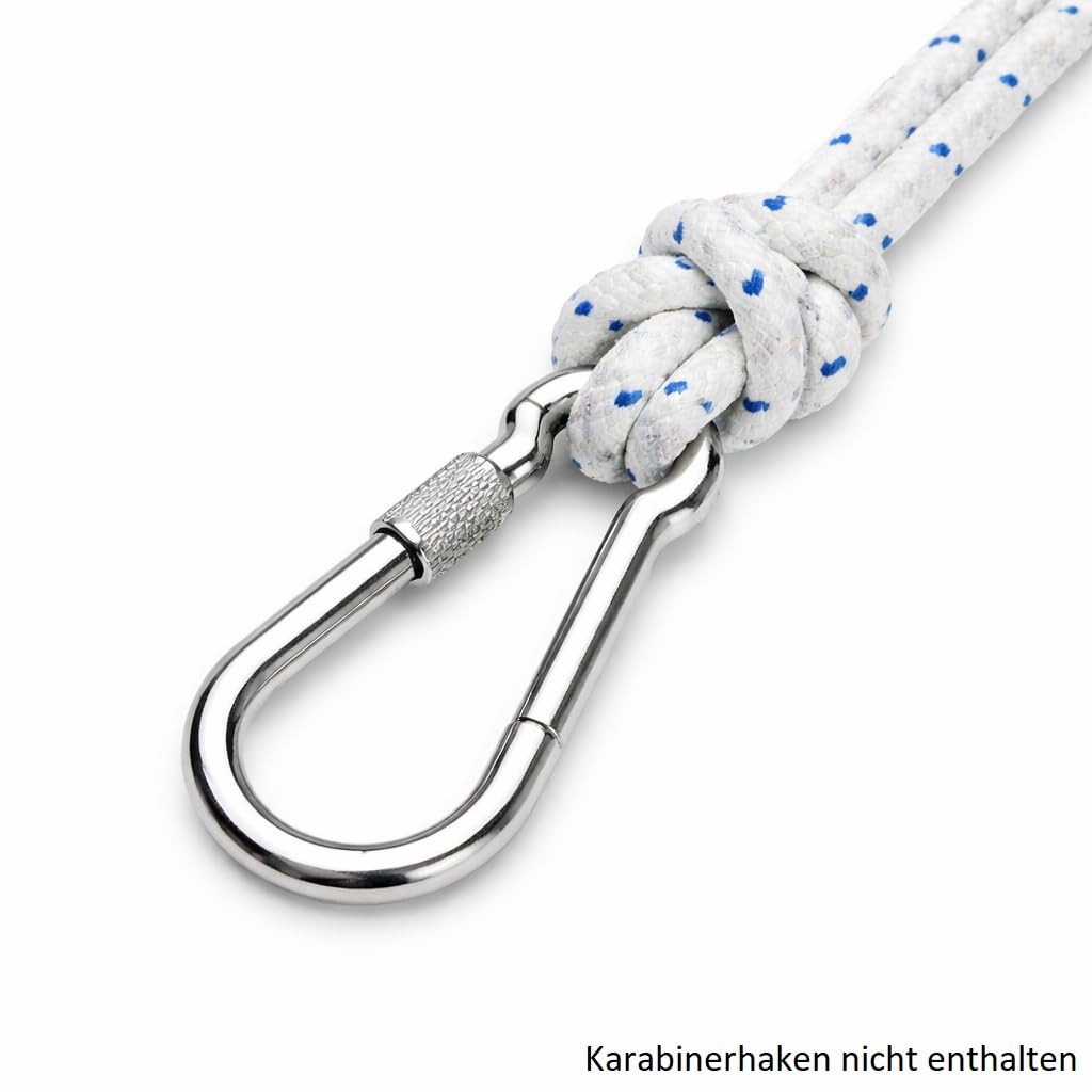 Corde en polypropylène 5mm indéchirable et résistante aux intempéries 12m - 2