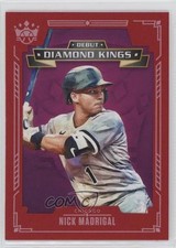 2021 Panini Diamond Kings Debut Red Framed Nick Madrigal #DDK-CW 10ou