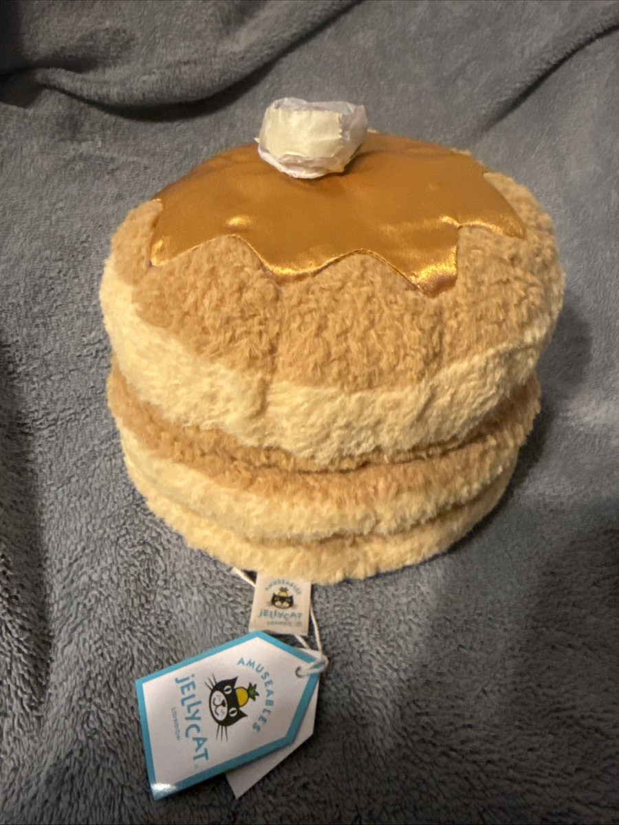 Jellycat Amuseables Fran Pancakes Plush Toy Food 100% Authentic