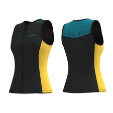 Womens Wetsuit Top, Wetsuits Vest 2mm Neoprene Sleeveless Wet Suit Front Zip ...