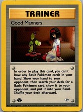 Gym Heroes #111/132 Good Manners on eBay