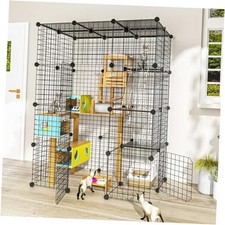 Cat Large Enclosure - DIY Catio Ideal for 1-3 Cats, Indoor  41L x 28W x 55H