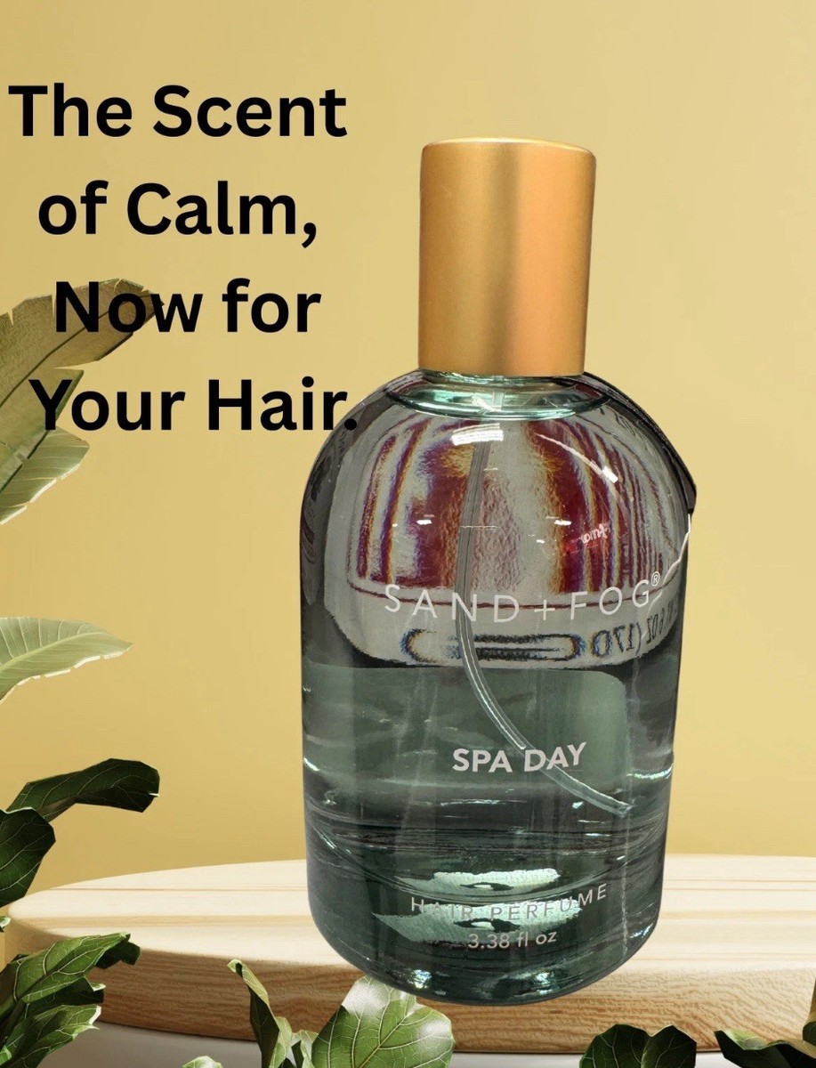 SAND+FOG Spa Day Hair Perfume Spray 3.38 fl Oz. NEW Fragrance Oil
