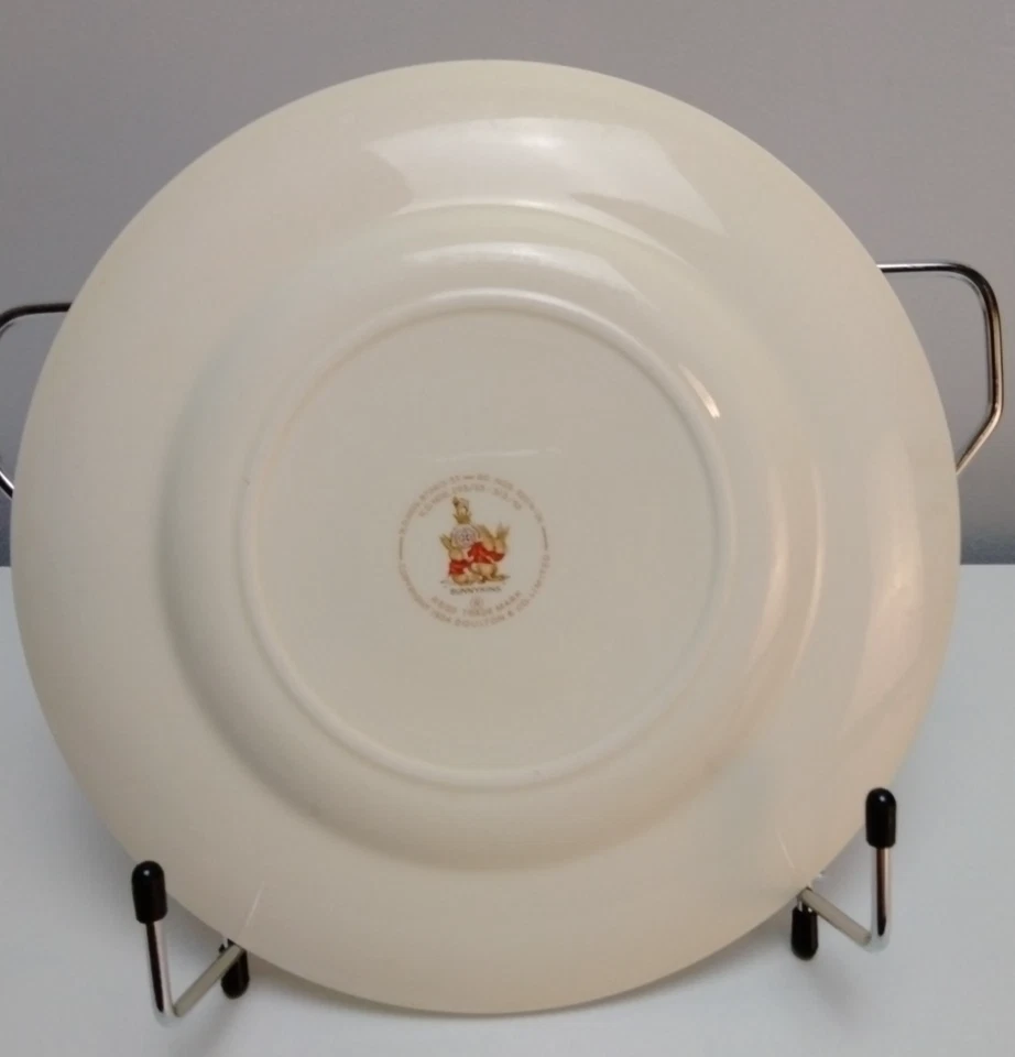Royal Doulton Bunnykins 8.5" Plate Classroom Scene Barbara Vernon England - Image 3 of 4
