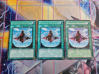 Yu-Gi-Oh! 3x Spaccatura Dimensionale, ITA yugioh playset