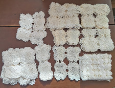 a dozen crocheted wheelies and crochet odds and ends. Repurpose