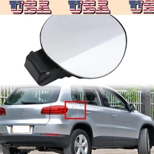For VW Tiguan MK1 08-18 5N0809857D Silver Fuel Gas Tank Filler Door Lid Cover