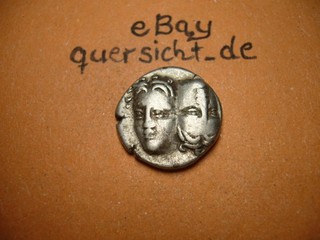 Thrakien: Moesia Istros (400 280 BC) AR Drachme 18 mm 5 58g Köpfe/Adler (PP1207)