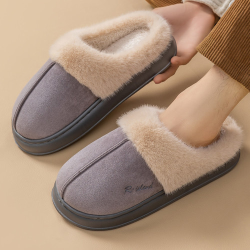 Plush Winter Fluffy Mule Slippers – Ultra Cozy, Soft Non-Slip Indoor House Shoes - Picture 7 of 14