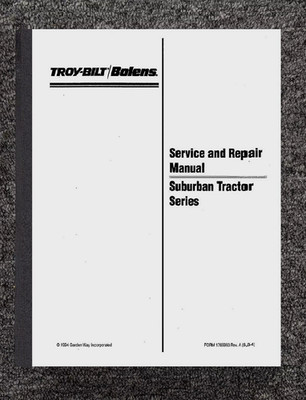Tractor 1984-1993 Troy Bilt ST100 ST120 ST125 ST140S T160 ST180 Bolens Suburban